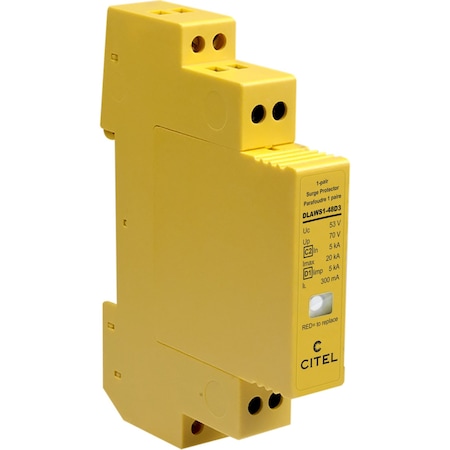 Citel Surge Protection Device, 48V, 2 Wires DLAWS1-48D3